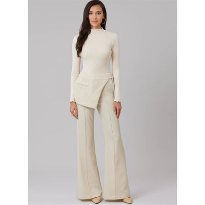 McCall's Pattern M8632 Misses Flared Pants and Belt with Pocket 8632 Image 4 From Patternsandplains.com