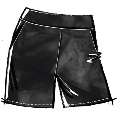 McCall's Pattern M8633 Misses Sweatshirt Hoodie Shorts and Pants 8633 Image 4 From Patternsandplains.com