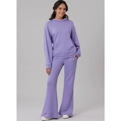 McCall's Pattern M8633 Misses Sweatshirt Hoodie Shorts and Pants 8633 Image 5 From Patternsandplains.com