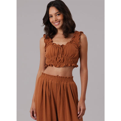 McCall's Pattern M8634 Misses Lounge Top in Two Lengths Shorts and Pants 8634 Image 2 From Patternsandplains.com