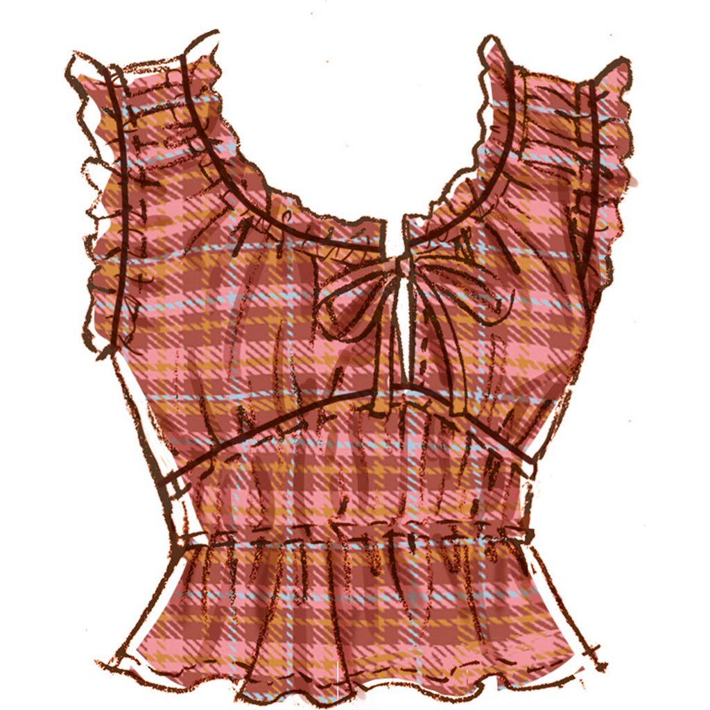 McCall's Pattern M8634 Misses Lounge Top in Two Lengths Shorts and Pants 8634 Image 3 From Patternsandplains.com
