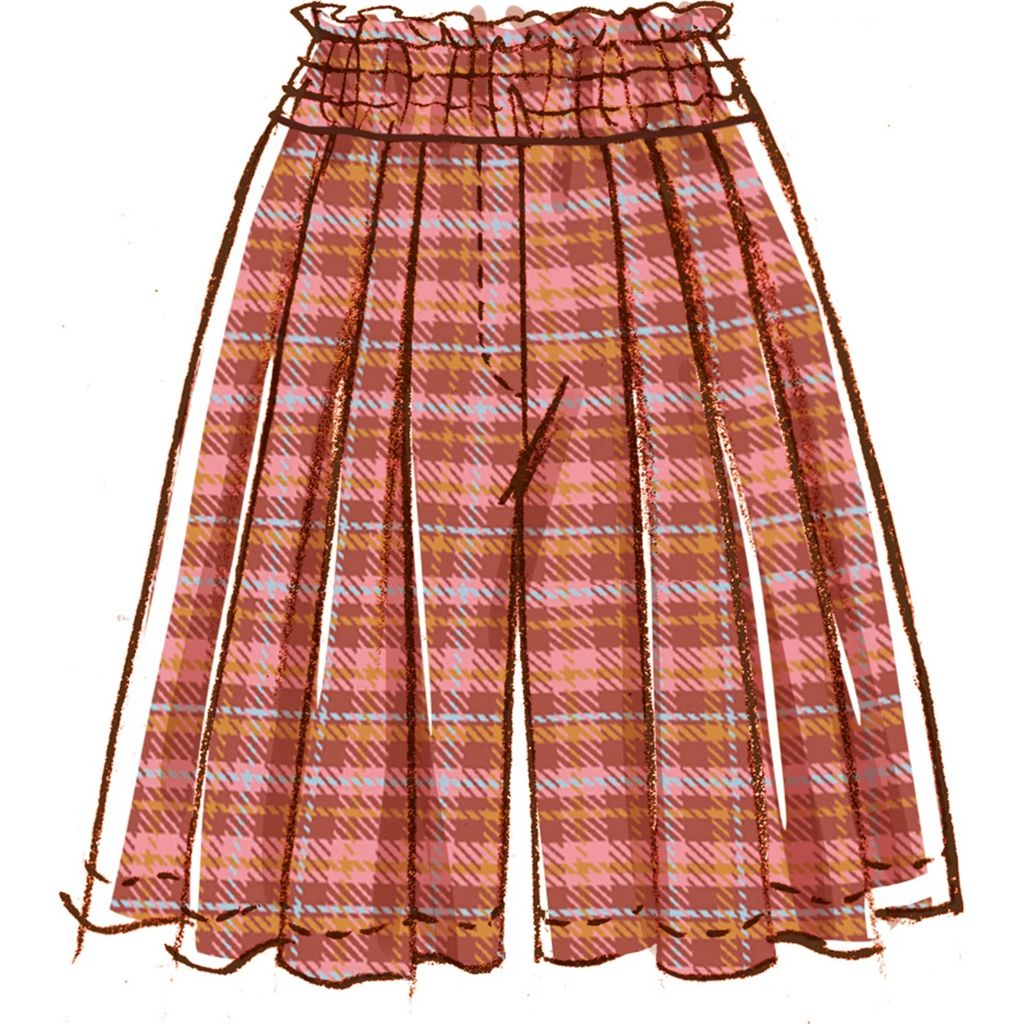 McCall's Pattern M8634 Misses Lounge Top in Two Lengths Shorts and Pants 8634 Image 4 From Patternsandplains.com