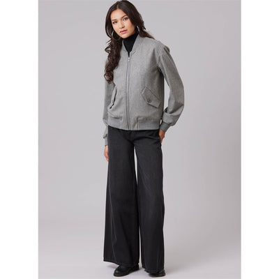 McCall's Pattern M8635 Unisex Bomber Jacket with or without Hood 8635 Image 3 From Patternsandplains.com