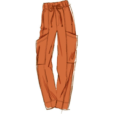 McCall's Pattern M8636 Unisex Pull On Pants 8636 Image 4 From Patternsandplains.com