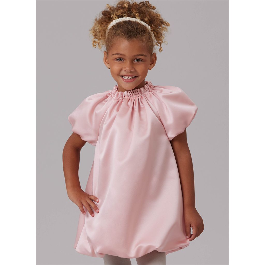 McCall's Pattern M8641 Childrens Bubble Dress with Sleeve Variations 8641 Image 2 From Patternsandplains.com