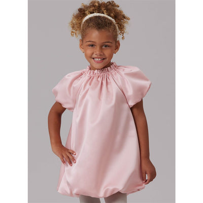 McCall's Pattern M8641 Childrens Bubble Dress with Sleeve Variations 8641 Image 2 From Patternsandplains.com