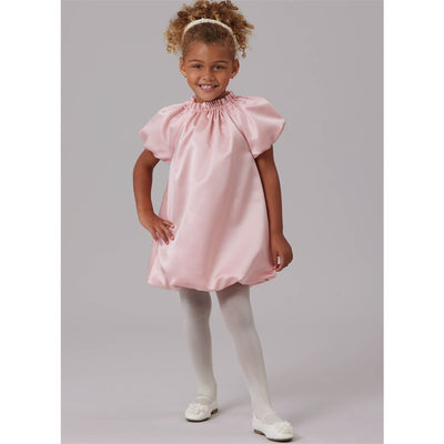 McCall's Pattern M8641 Childrens Bubble Dress with Sleeve Variations 8641 Image 3 From Patternsandplains.com
