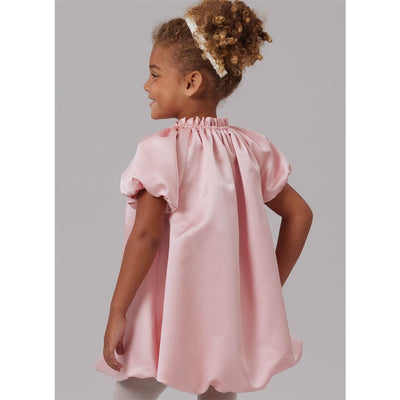 McCall's Pattern M8641 Childrens Bubble Dress with Sleeve Variations 8641 Image 4 From Patternsandplains.com