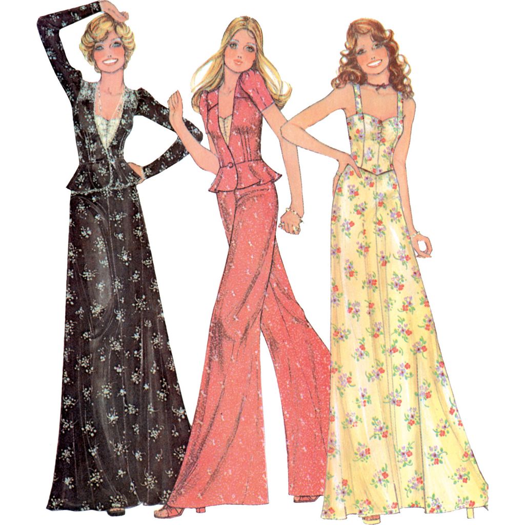 McCall's Pattern M8644 1970s Misses Jacket Tops Skirt and Pants 8644 Image 2 From Patternsandplains.com