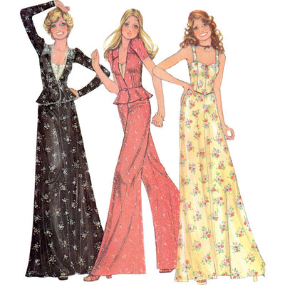 McCall's Pattern M8644 1970s Misses Jacket Tops Skirt and Pants 8644 Image 2 From Patternsandplains.com