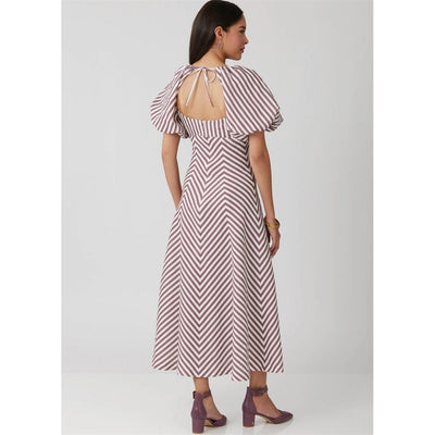 McCall's Pattern M8649 Misses Midi Dress with Sleeve and Length Variations 8649 Image 5 From Patternsandplains.com
