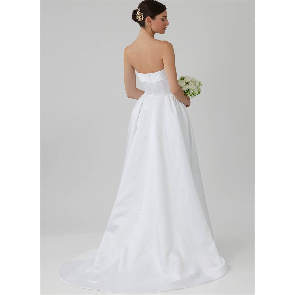 McCall's Pattern M8653 Misses and Womens Strapless Wedding Gown 8653 Image 4 From Patternsandplains.com