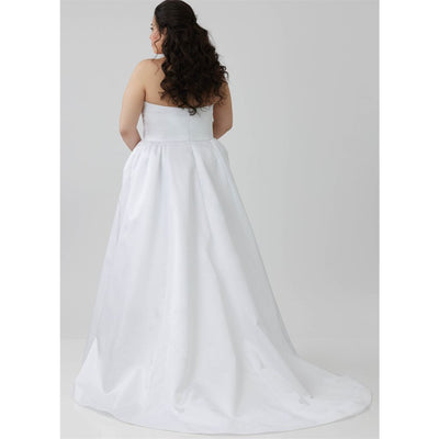 McCall's Pattern M8653 Misses and Womens Strapless Wedding Gown 8653 Image 5 From Patternsandplains.com
