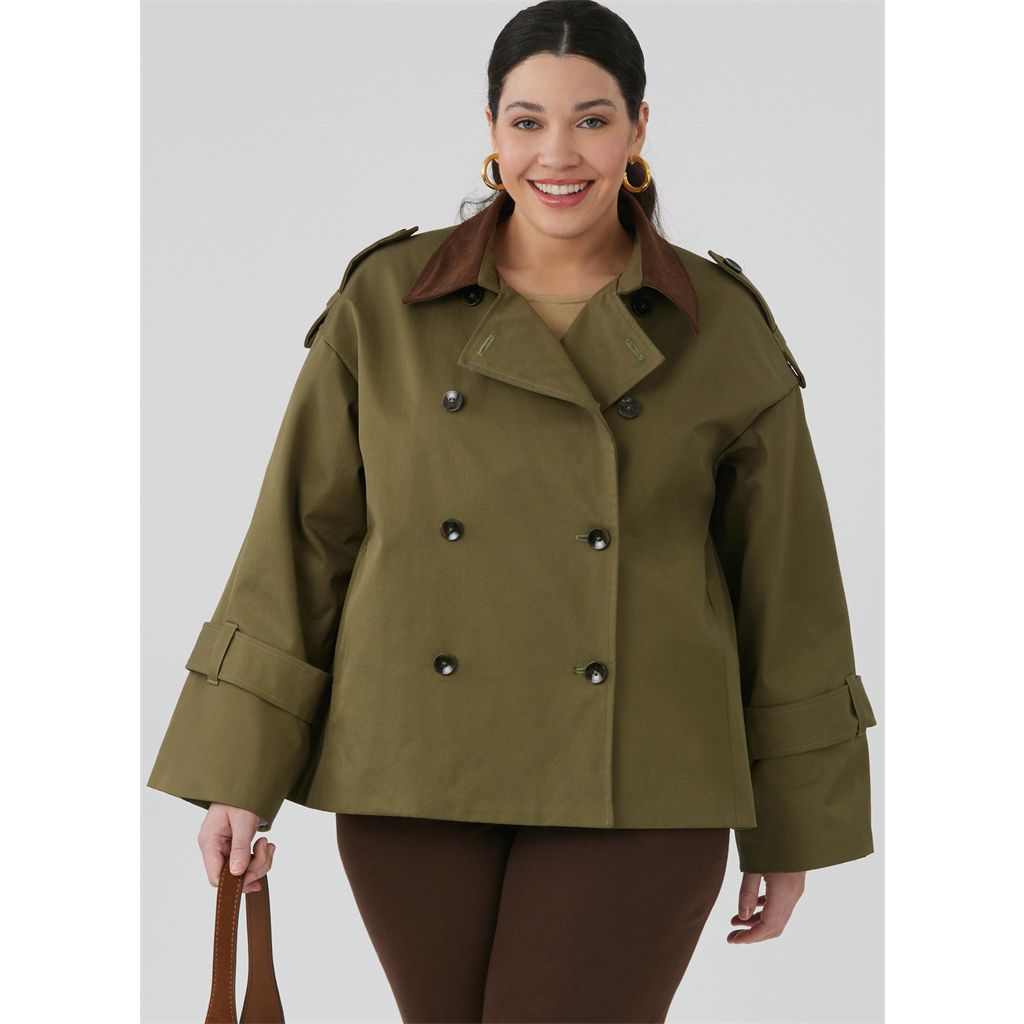 McCall's Pattern M8656 Misses and Womens Trench Jacket 8656 Image 2 From Patternsandplains.com