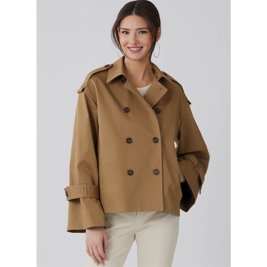 McCall's Pattern M8656 Misses and Womens Trench Jacket 8656 Image 3 From Patternsandplains.com
