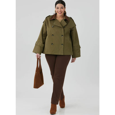 McCall's Pattern M8656 Misses and Womens Trench Jacket 8656 Image 4 From Patternsandplains.com