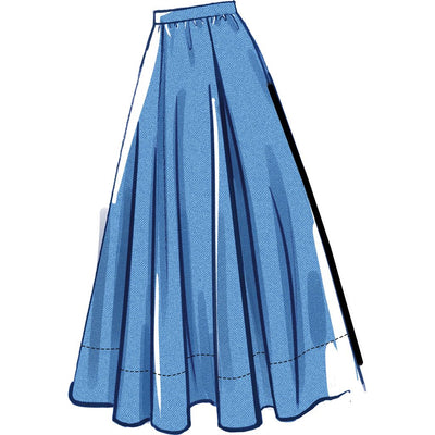 McCall's Pattern M8662 Misses Top and Skirt 8662 Image 4 From Patternsandplains.com
