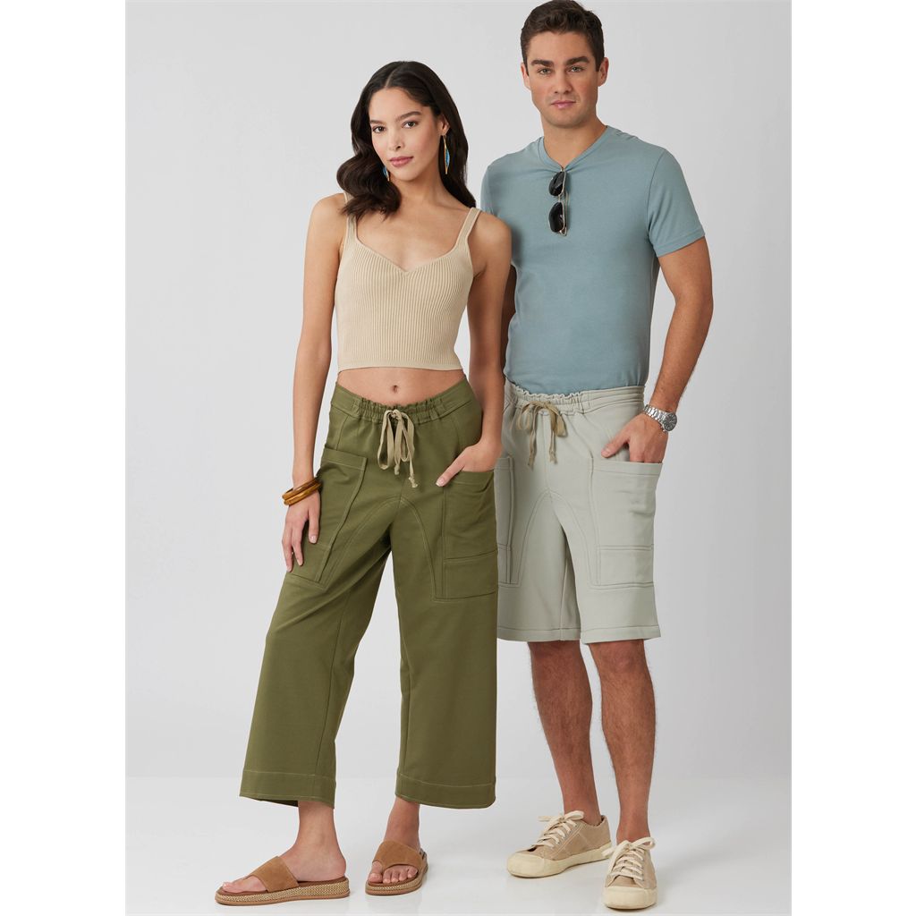 McCall's Pattern M8664 Unisex Shorts and Pants 8664 Image 2 From Patternsandplains.com