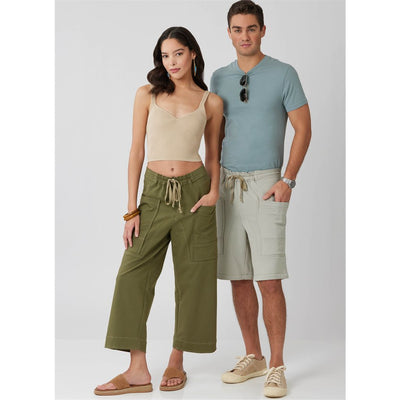 McCall's Pattern M8664 Unisex Shorts and Pants 8664 Image 2 From Patternsandplains.com