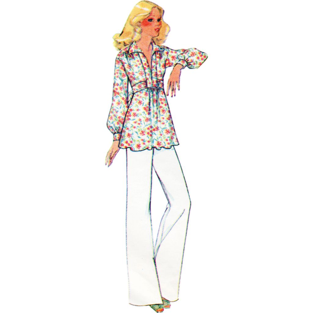 McCall's Pattern M8667 1970s Misses Knit Dresses and Top 8667 Image 4 From Patternsandplains.com