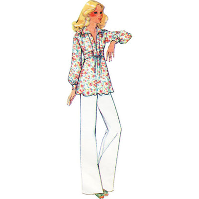 McCall's Pattern M8667 1970s Misses Knit Dresses and Top 8667 Image 4 From Patternsandplains.com