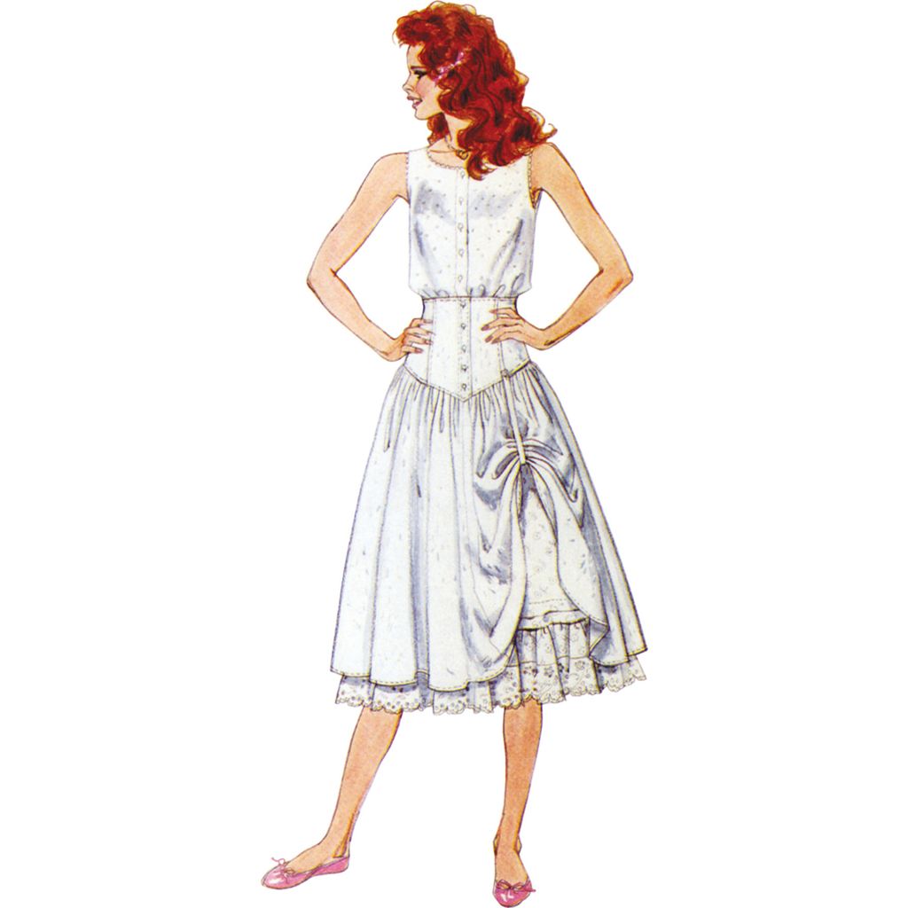 McCall's Pattern M8668 1980s Misses Skirts and Petticoat 8668 Image 4 From Patternsandplains.com