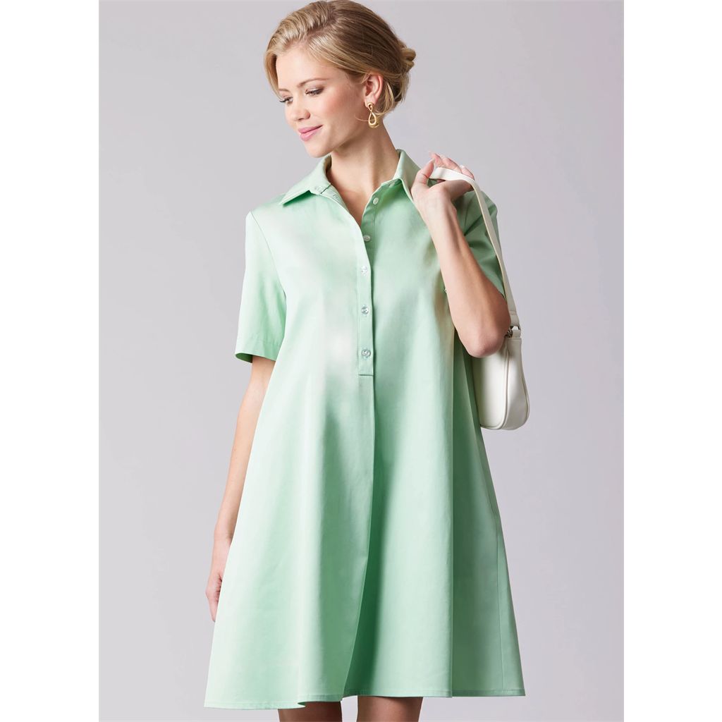 McCall's Pattern M8669 Misses Swing Dress 8669 Image 2 From Patternsandplains.com