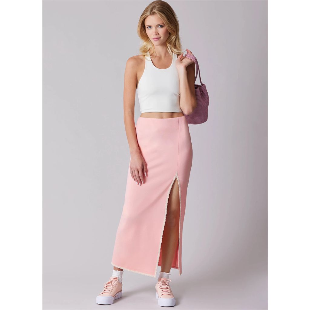 McCall's Pattern M8671 Misses Knit Midi Skirt 8671 Image 2 From Patternsandplains.com