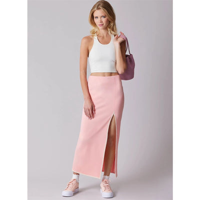 McCall's Pattern M8671 Misses Knit Midi Skirt 8671 Image 2 From Patternsandplains.com