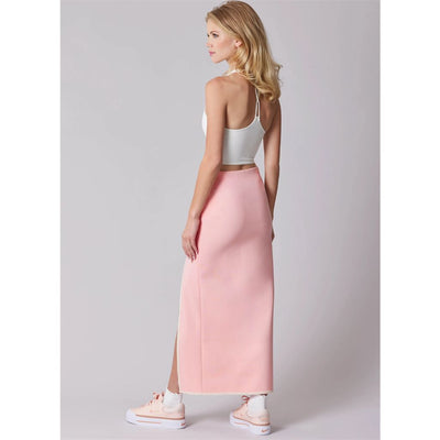 McCall's Pattern M8671 Misses Knit Midi Skirt 8671 Image 3 From Patternsandplains.com