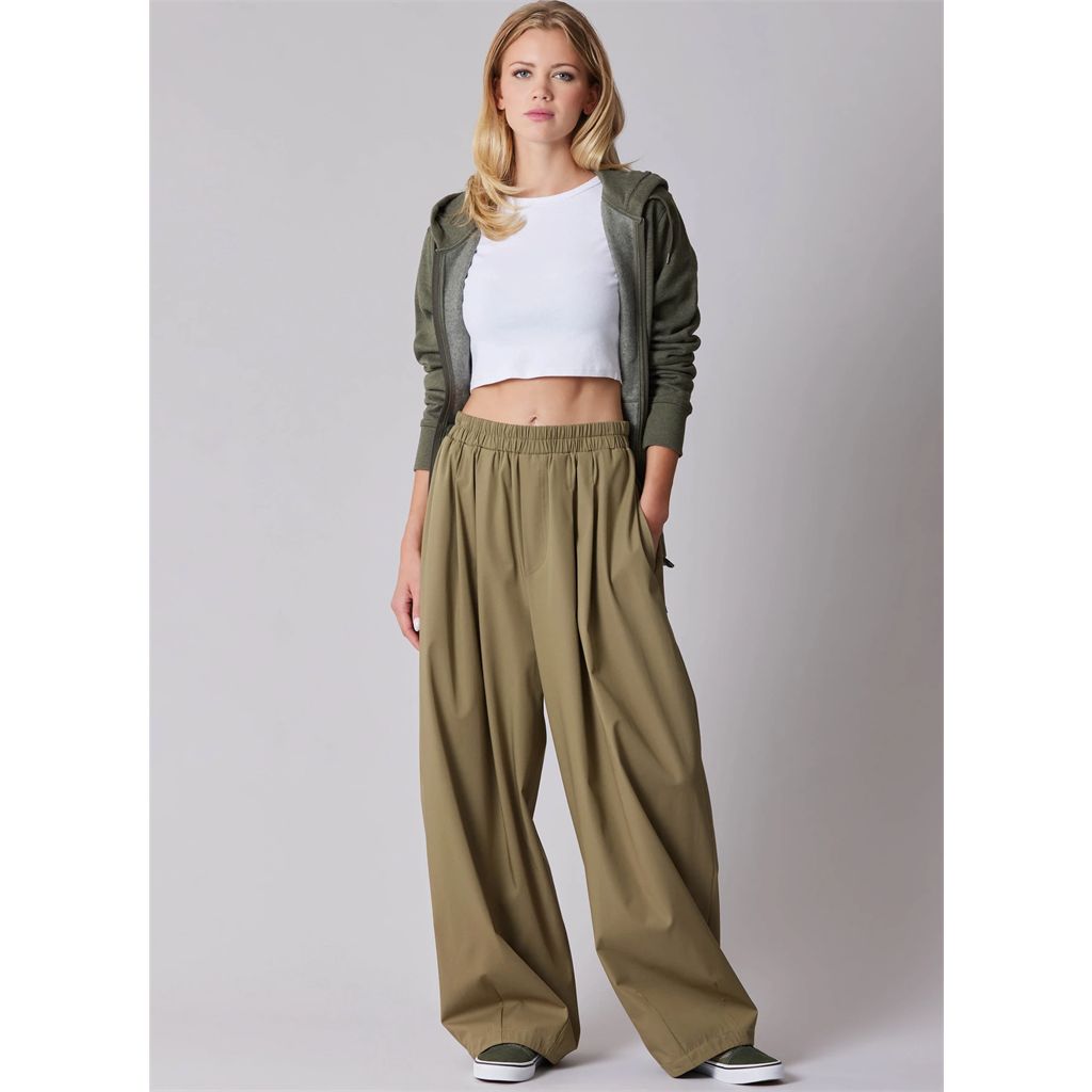 McCall's Pattern M8673 Unisex Balloon Fit Pants 8673 Image 4 From Patternsandplains.com
