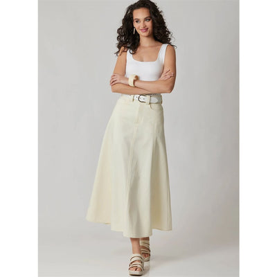 McCall's Pattern M8681 Misses and Womens Skirt in Two Lengths 8681 Image 2 From Patternsandplains.com