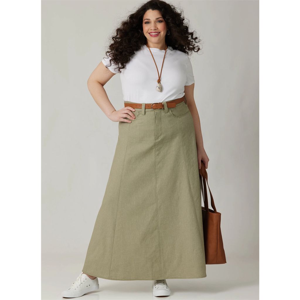 McCall's Pattern M8681 Misses and Womens Skirt in Two Lengths 8681 Image 3 From Patternsandplains.com