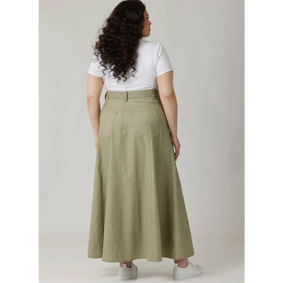 McCall's Pattern M8681 Misses and Womens Skirt in Two Lengths 8681 Image 5 From Patternsandplains.com