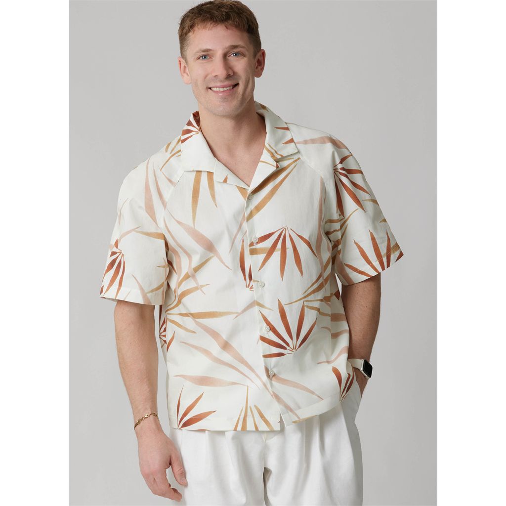 McCall's Pattern M8685 Mens Camp Shirt and Pleated Pants 8685 Image 2 From Patternsandplains.com