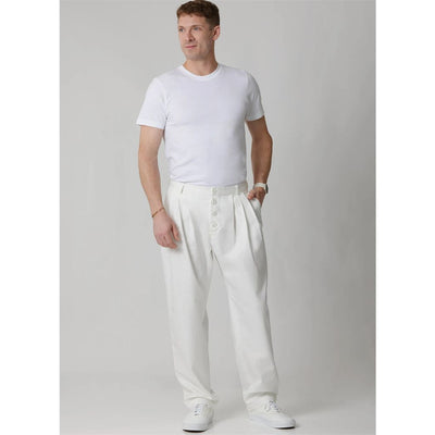 McCall's Pattern M8685 Mens Camp Shirt and Pleated Pants 8685 Image 3 From Patternsandplains.com