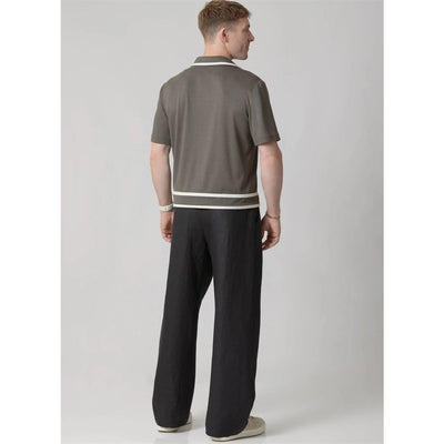 McCall's Pattern M8686 Mens Cropped Polo Style Shirt and Pants 8686 Image 6 From Patternsandplains.com