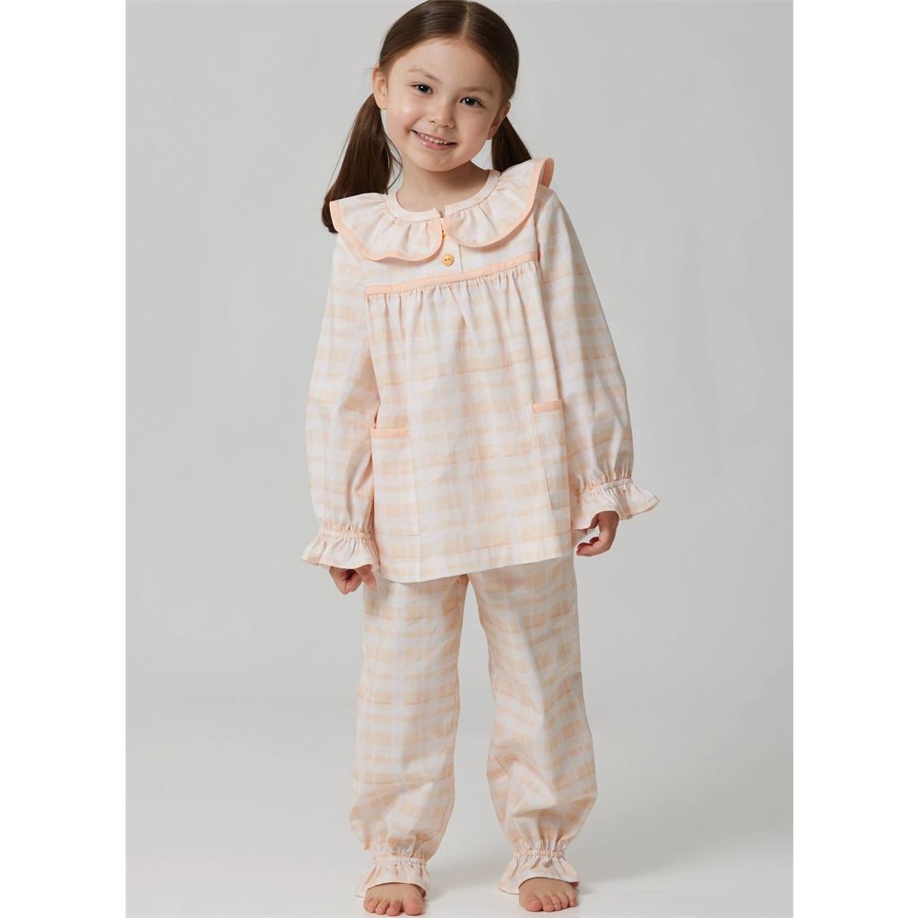 McCall's Pattern M8689 Childrens and Girls Top Nightgown and Pants 8689 Image 6 From Patternsandplains.com