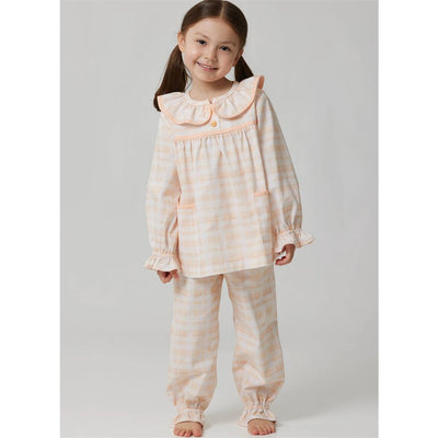 McCall's Pattern M8689 Childrens and Girls Top Nightgown and Pants 8689 Image 6 From Patternsandplains.com