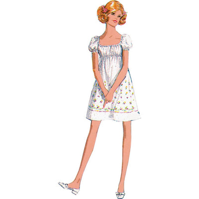 McCall's Pattern M8691 Misses Dress with Sleeve Variations 8691 Image 4 From Patternsandplains.com