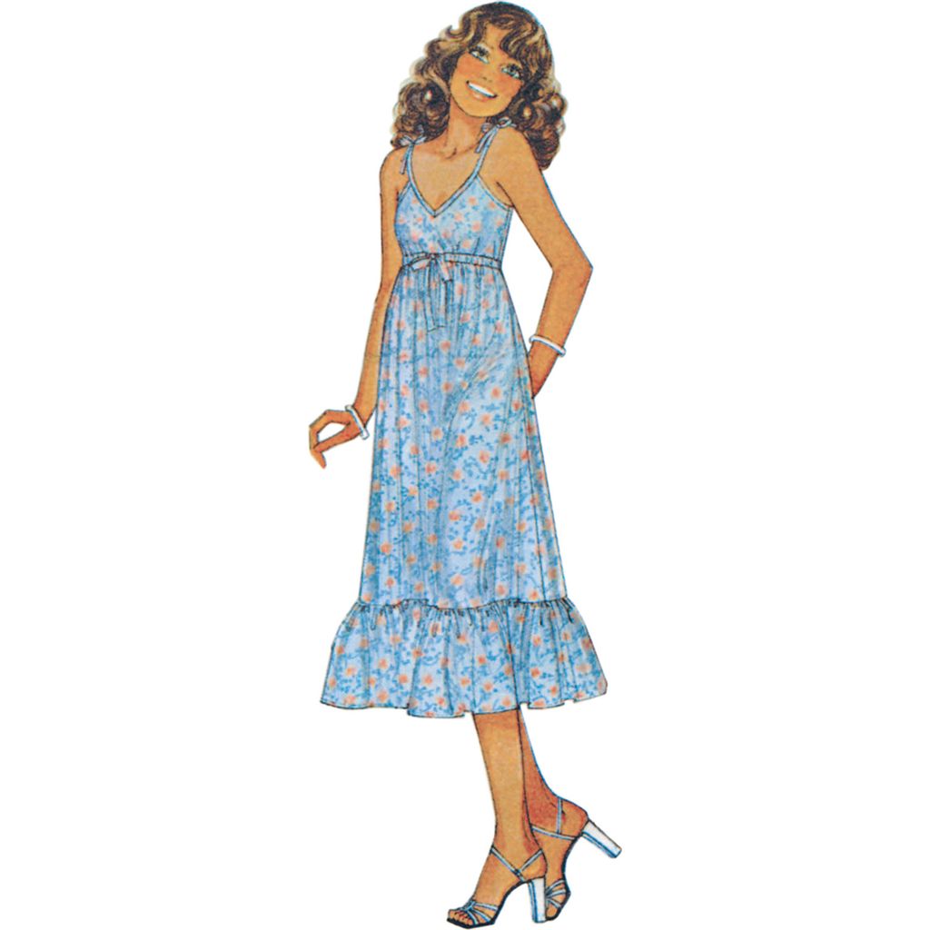 McCall's Pattern M8693 Misses Dress in Two Lengths 8693 Image 4 From Patternsandplains.com