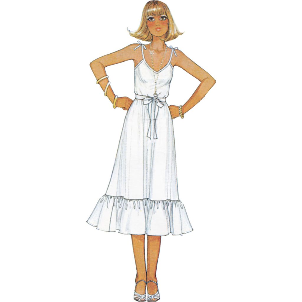 McCall's Pattern M8693 Misses Dress in Two Lengths 8693 Image 5 From Patternsandplains.com