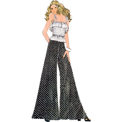 McCall's Pattern M8694 Misses Top Pants and Skirt 8694 Image 2 From Patternsandplains.com