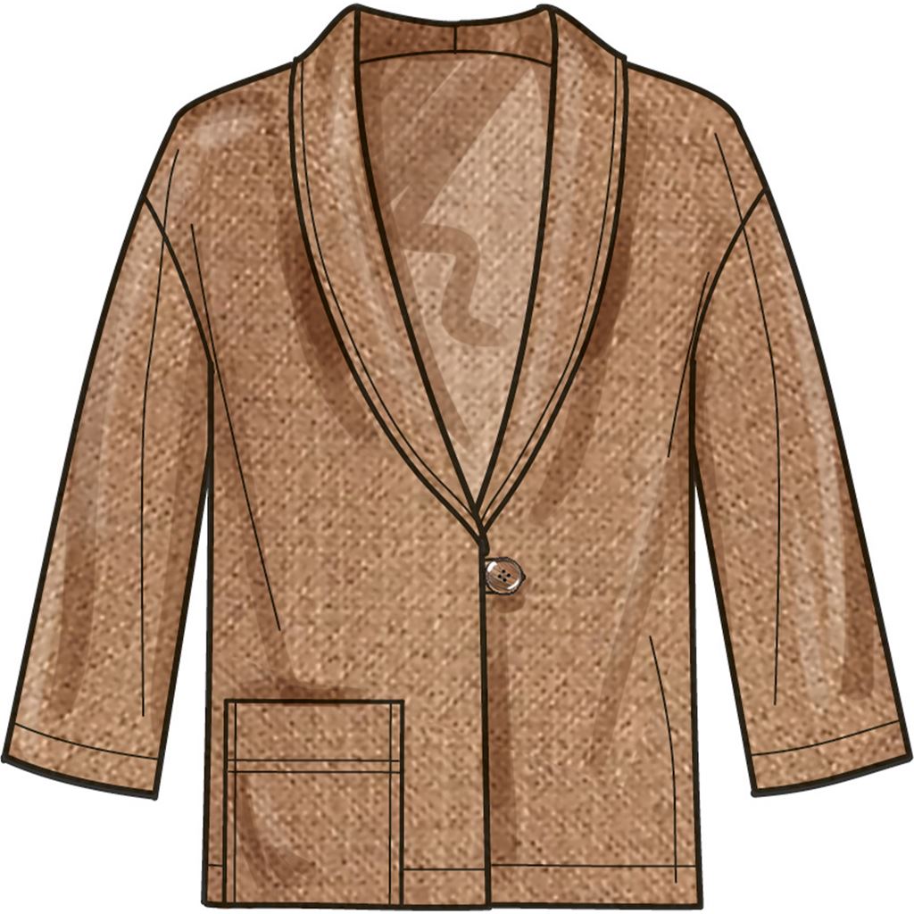 New Look Sewing Pattern N6780 Misses Jacket Shorts and Pants 6780 Image 3 From Patternsandplains.com