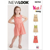 New Look Sewing Pattern N6784 Childrens Dresses and Romper 6784 Image 1 From Patternsandplains.com