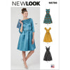 New Look Sewing Pattern N6786 Misses Dresses with Belt and Purse 6786 Image 1 From Patternsandplains.com