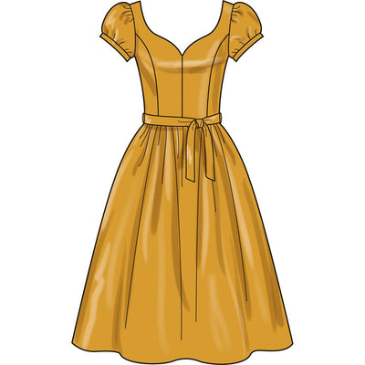 New Look Sewing Pattern N6786 Misses Dresses with Belt and Purse 6786 Image 4 From Patternsandplains.com