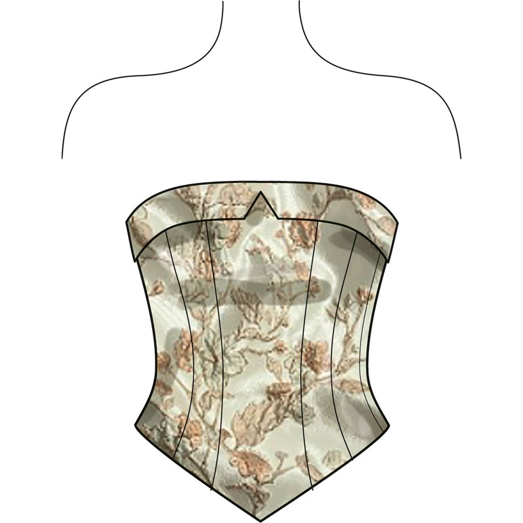 New Look Sewing Pattern N6787 Juniors Corsets Pants and Skirt 6787 Image 5 From Patternsandplains.com