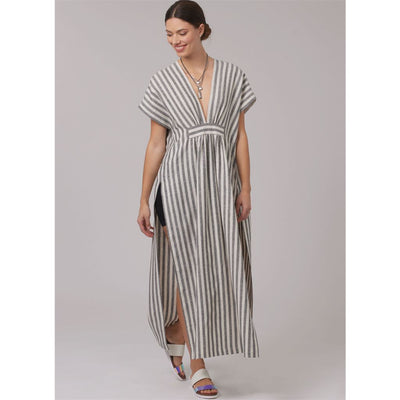 New Look Sewing Pattern N6795 Misses Caftan in Two Lengths 6795 Image 2 From Patternsandplains.com