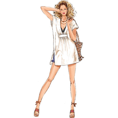 New Look Sewing Pattern N6795 Misses Caftan in Two Lengths 6795 Image 4 From Patternsandplains.com